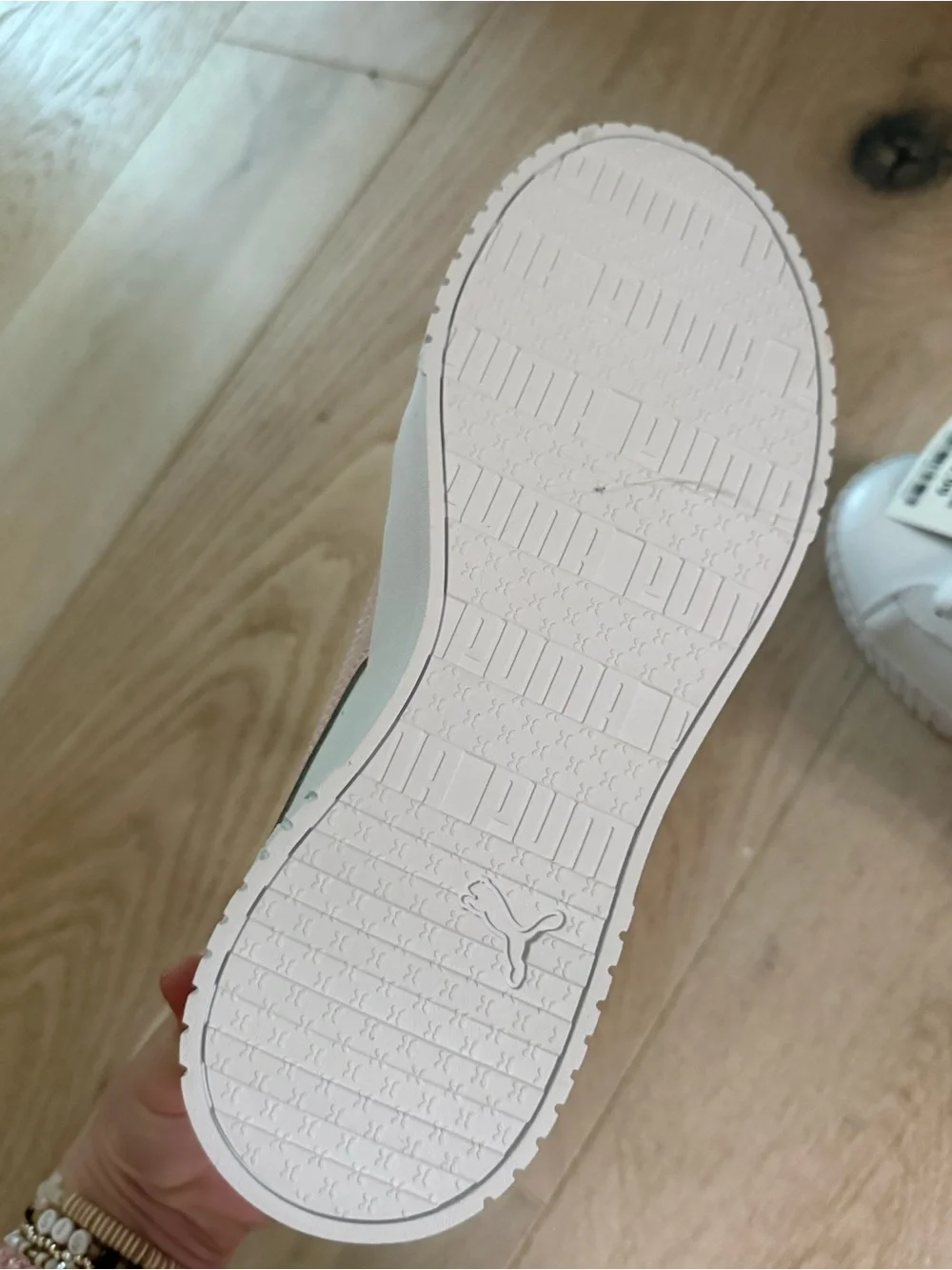 NWT PUMA Court Lally White Rose Quartz Sneakers Women’s 8.5